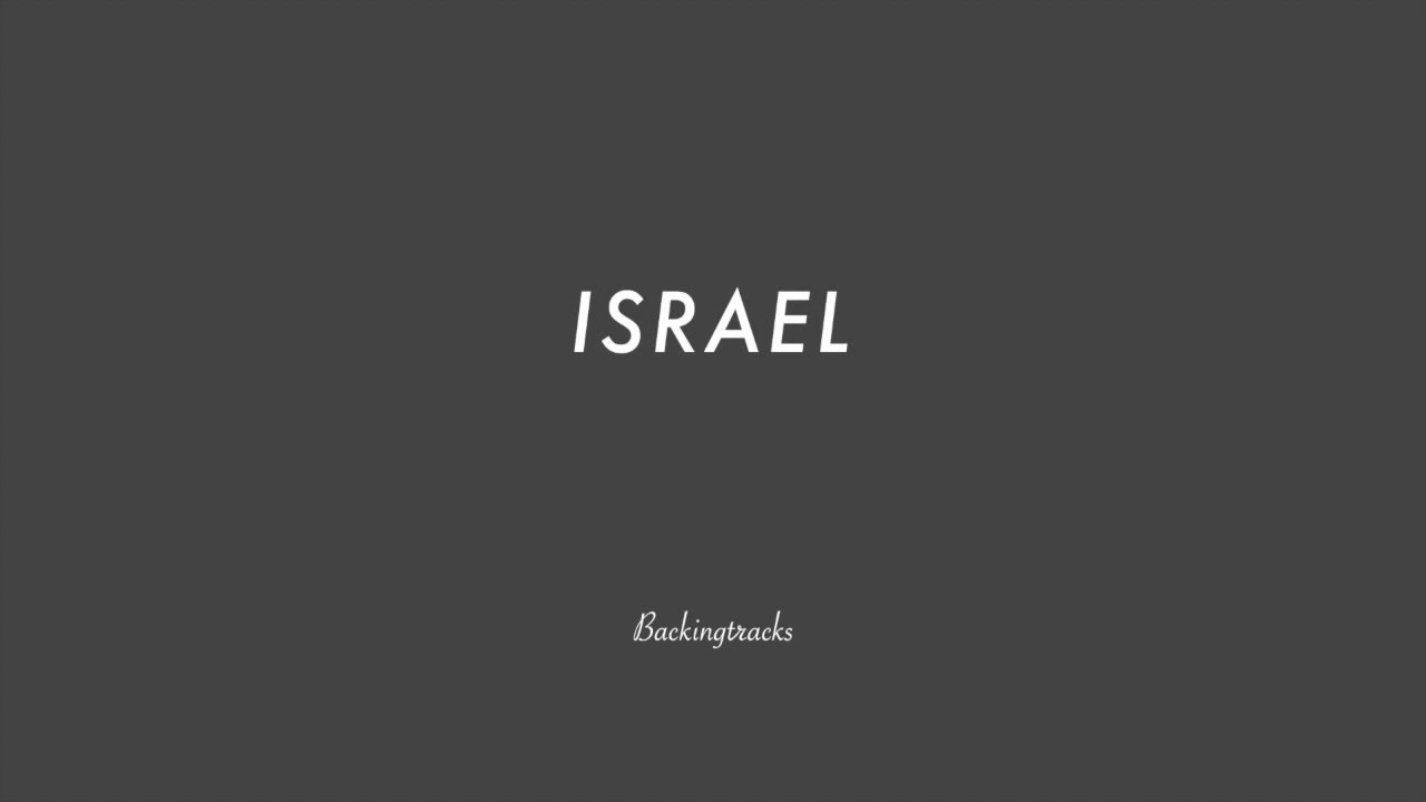 ISRAEL chord progression - Backing Track Play Along The Real book Jazz  Standard Bible