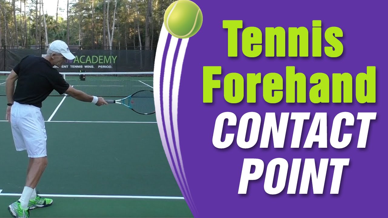 Tennis Forehand Contact Point For Optimum POWER!