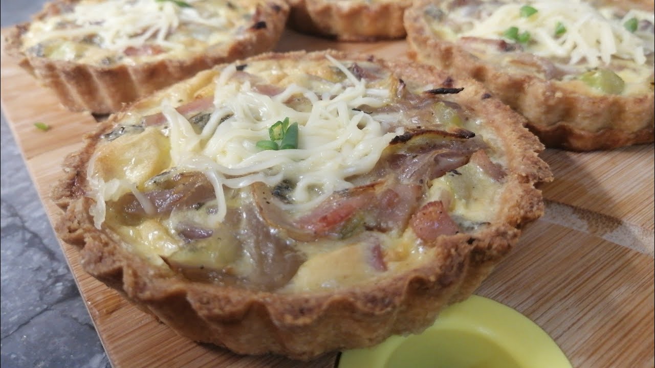 كيش بدقيق القمح الكامل ناجح💯بحشوة مختلفة وسهلة بلا جهد  من أروع مايكون quiche