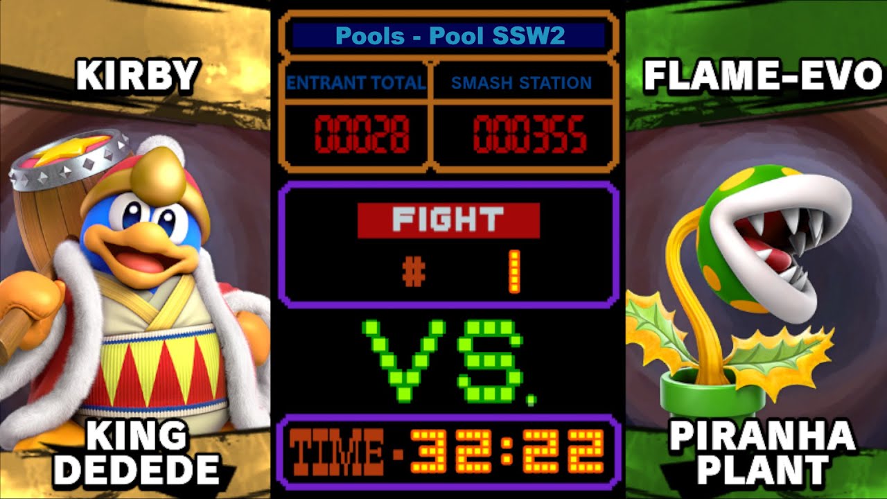 Smash Station: #355 - KIRBY vs Flame-Evo - Pools - Pool SSW2