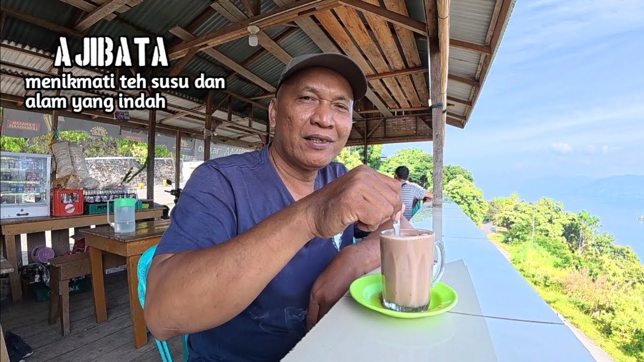 VIBES PAGI YANG CERAH DI PARAPAT DAN AJIBATA | DANAU TOBA | MOTOVLOG