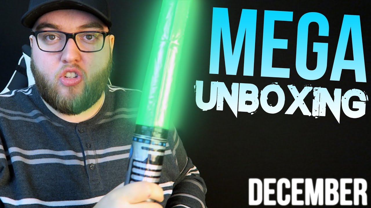 December Mega Unboxing - Loot Crate , Loot Crate Level Up, Loot Anime, Geek Fuel, 1UP Box & Zbox!