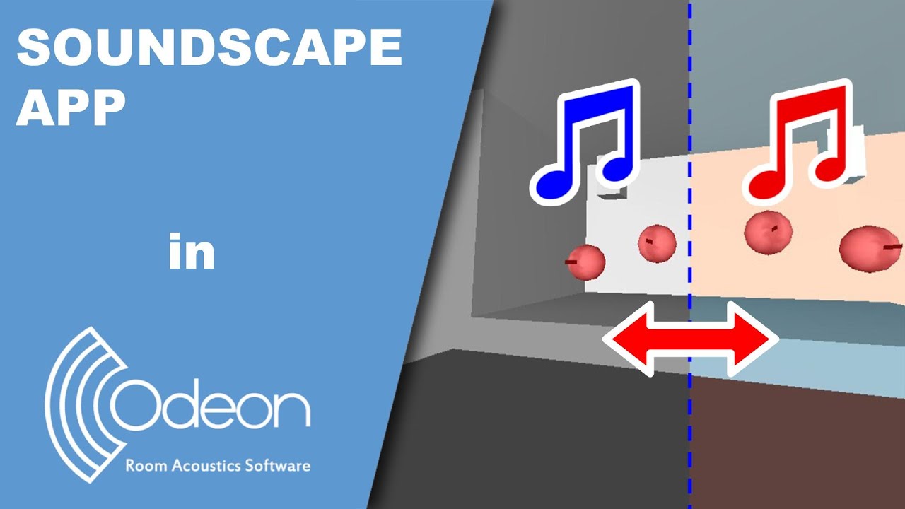 Compare auralisations in the Soundscape App - ODEON 18 tutorial