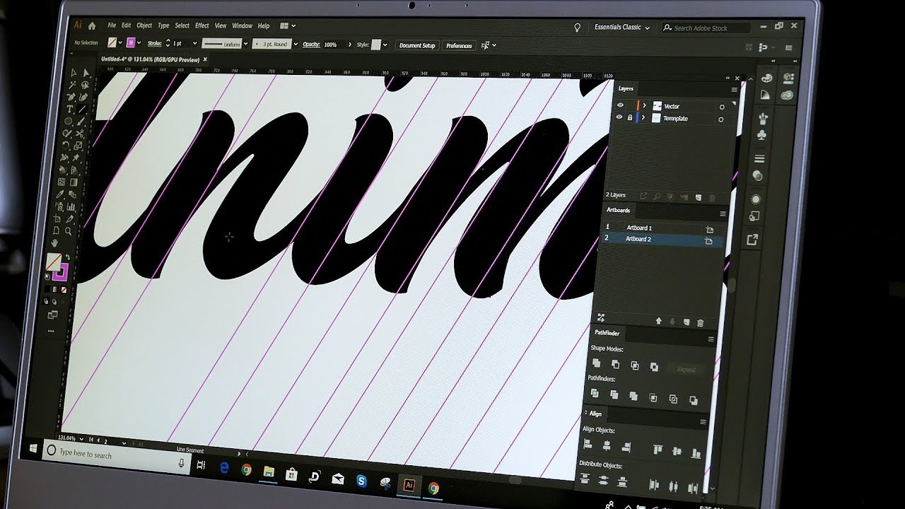 How To VECTORISE Your Logo Lettering  - Graphic Designer