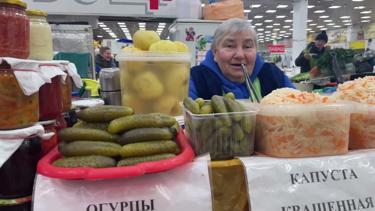 Новогодний центральный рынок. Цены на продукты.