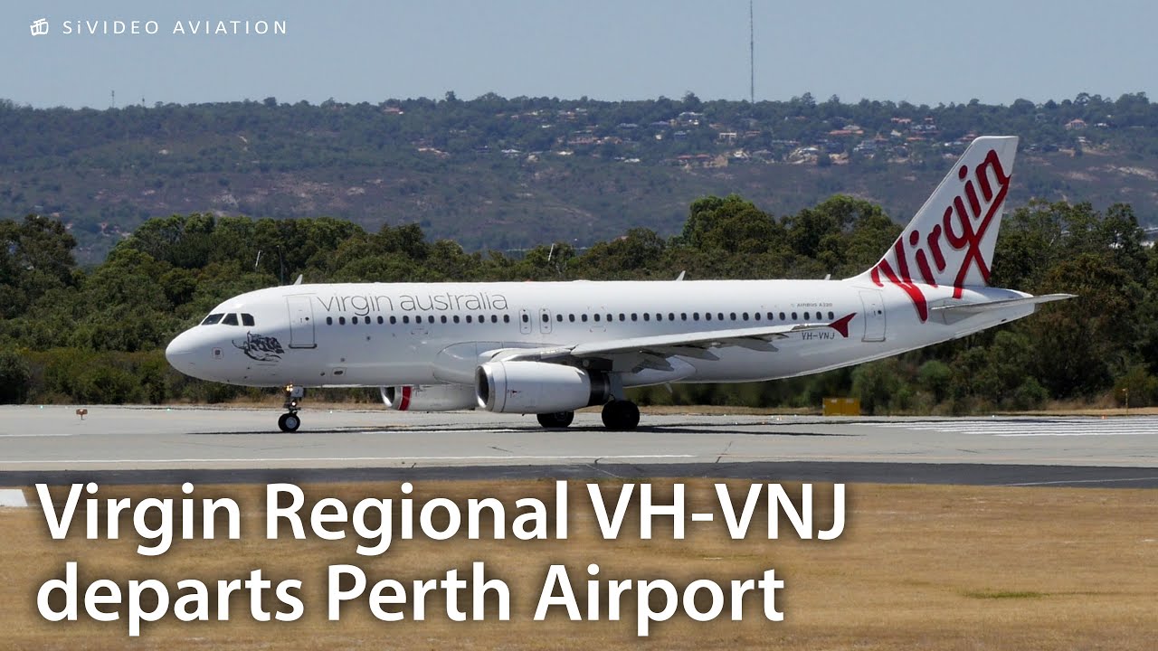 Virgin Australia Regional (VH-VNJ) departs Perth Airport on RW03.