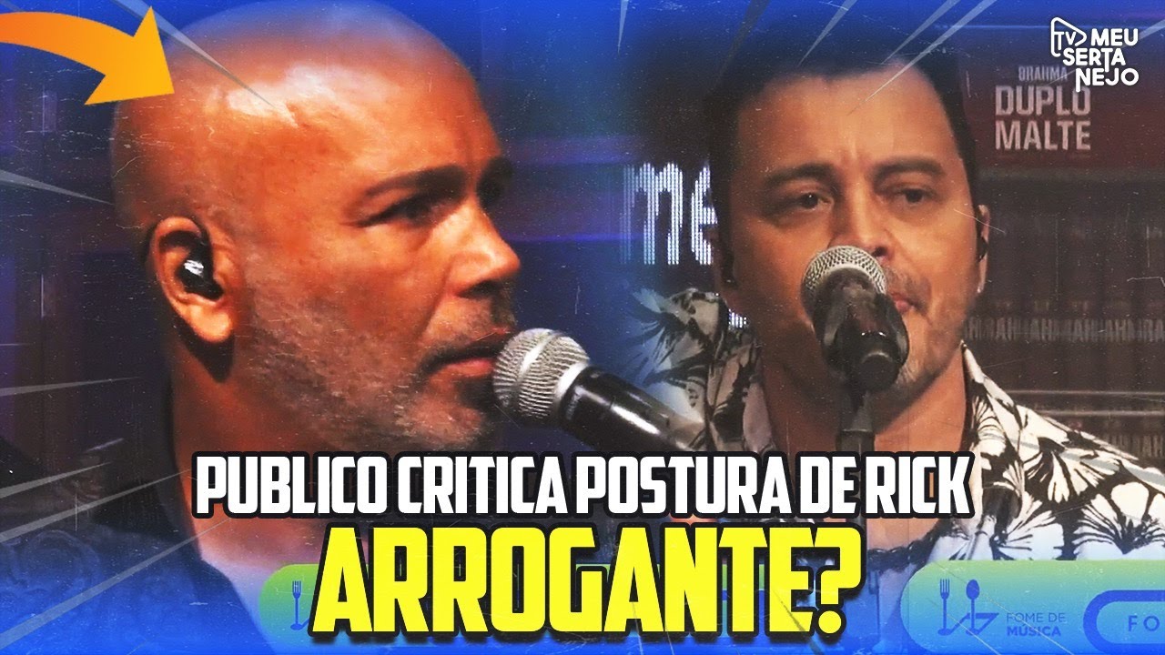 LIVE de RICK e RENNER - PÚBLICO CRÍTICA ARROGÂNCIA DE RICK!