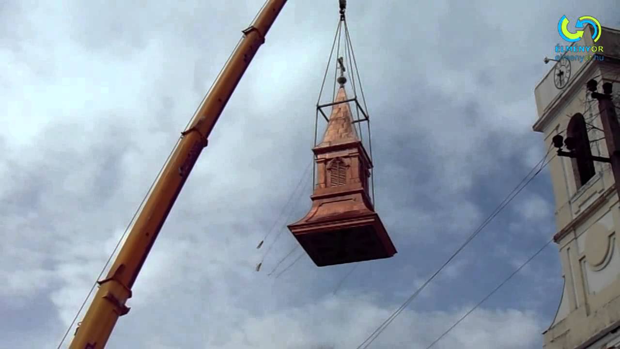 Németkéri Templomtorony Süvegének visszaemelése