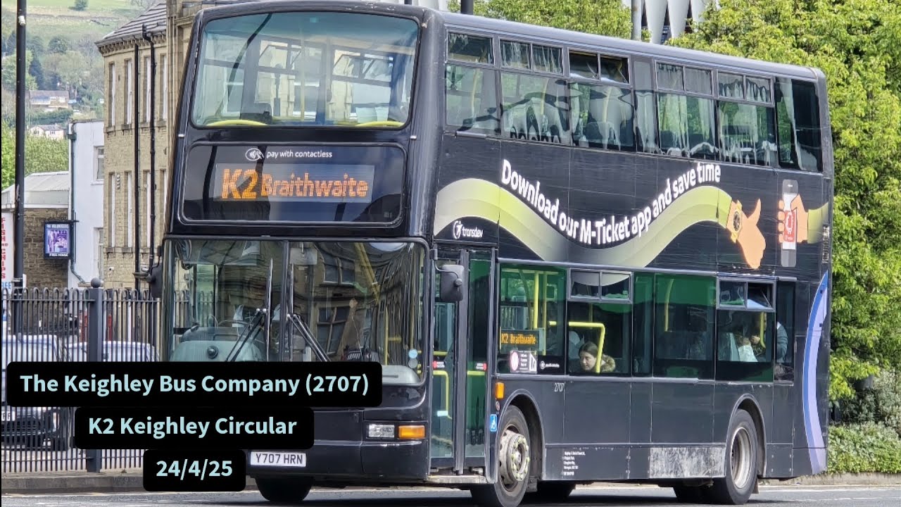 The Keighley Bus Company: Plaxton President Volvo B7TL D7C 7.1L/ZF Y707 HRN (2707)