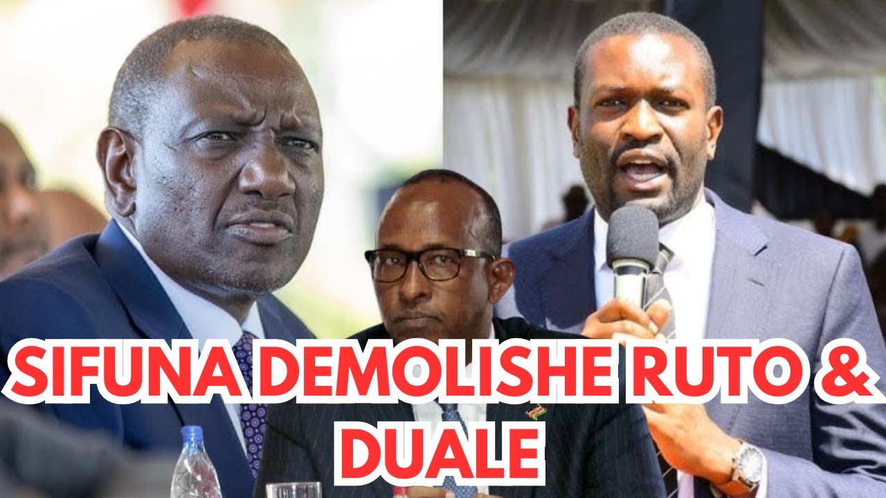 UNBWOGABLE! NO NONSENSE SENATOR SIFUNA BREATHES FIRE IN BUSIA AS HE DISMANTLE RUTO & CS DUALE!