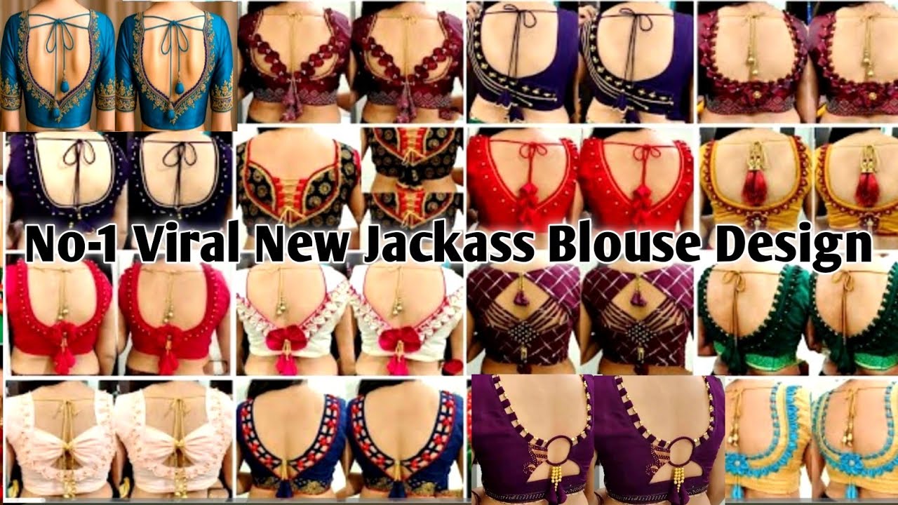 Very beautiful blouse back neck stylist collection blousedesigns