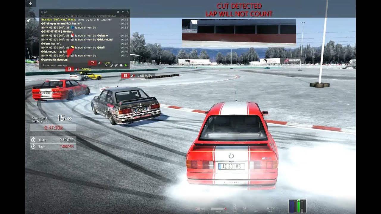 Assetto Corsa drifting - Logitech G920 wheel - Simulation racing game