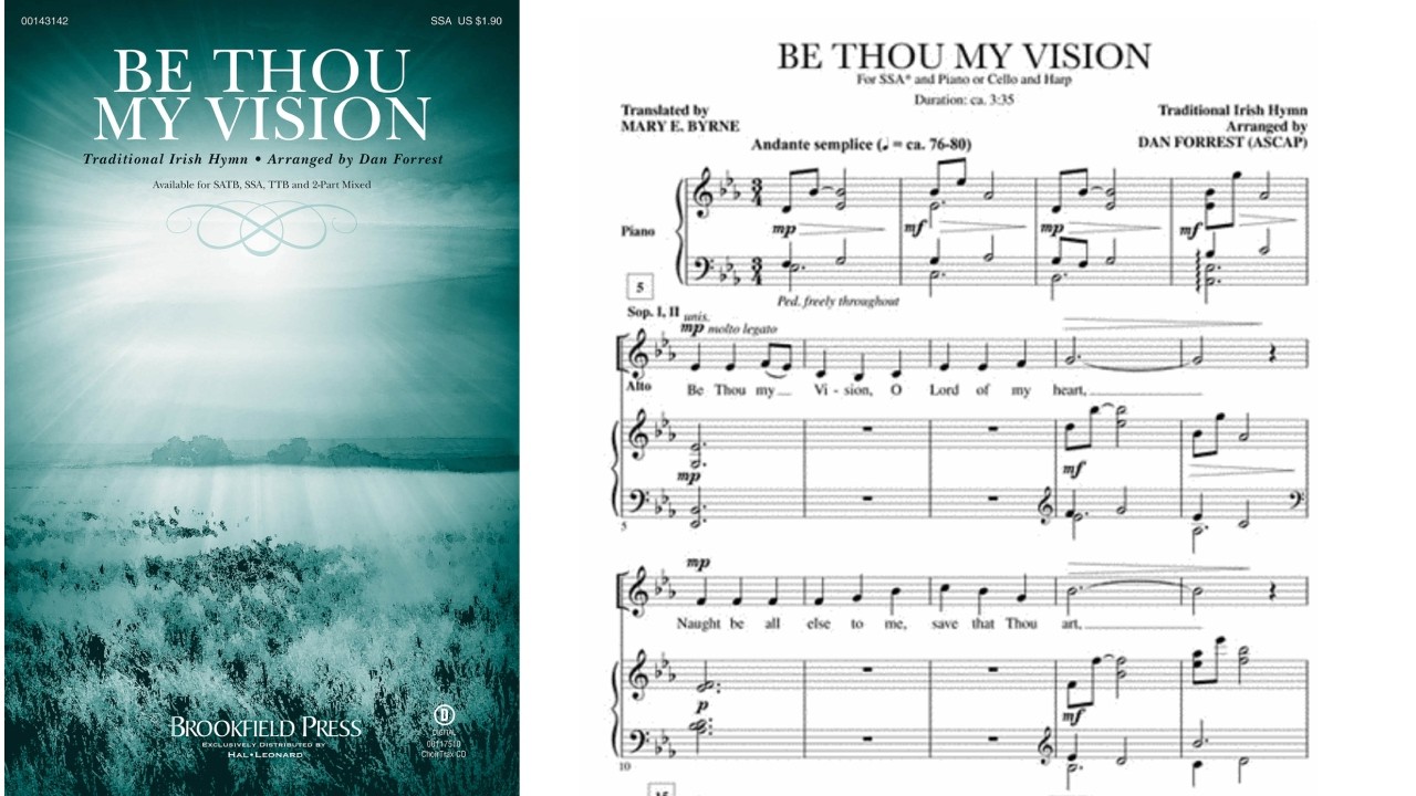 BE THOU MY VISION (SSA Choir) - arr. Dan Forrest