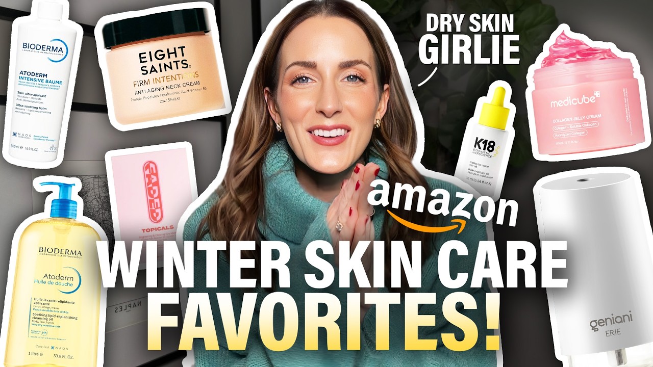 Winter Skin Care Products from Amazon I tested and LOVE (dry skin favorites!)