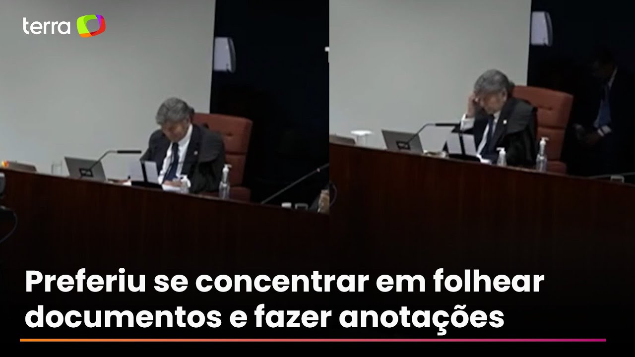 Fux fica em sil&ecirc;ncio e de cabe&ccedil;a baixa em sess&atilde;o recheada de piadas e intera&ccedil;&otilde;es no STF
