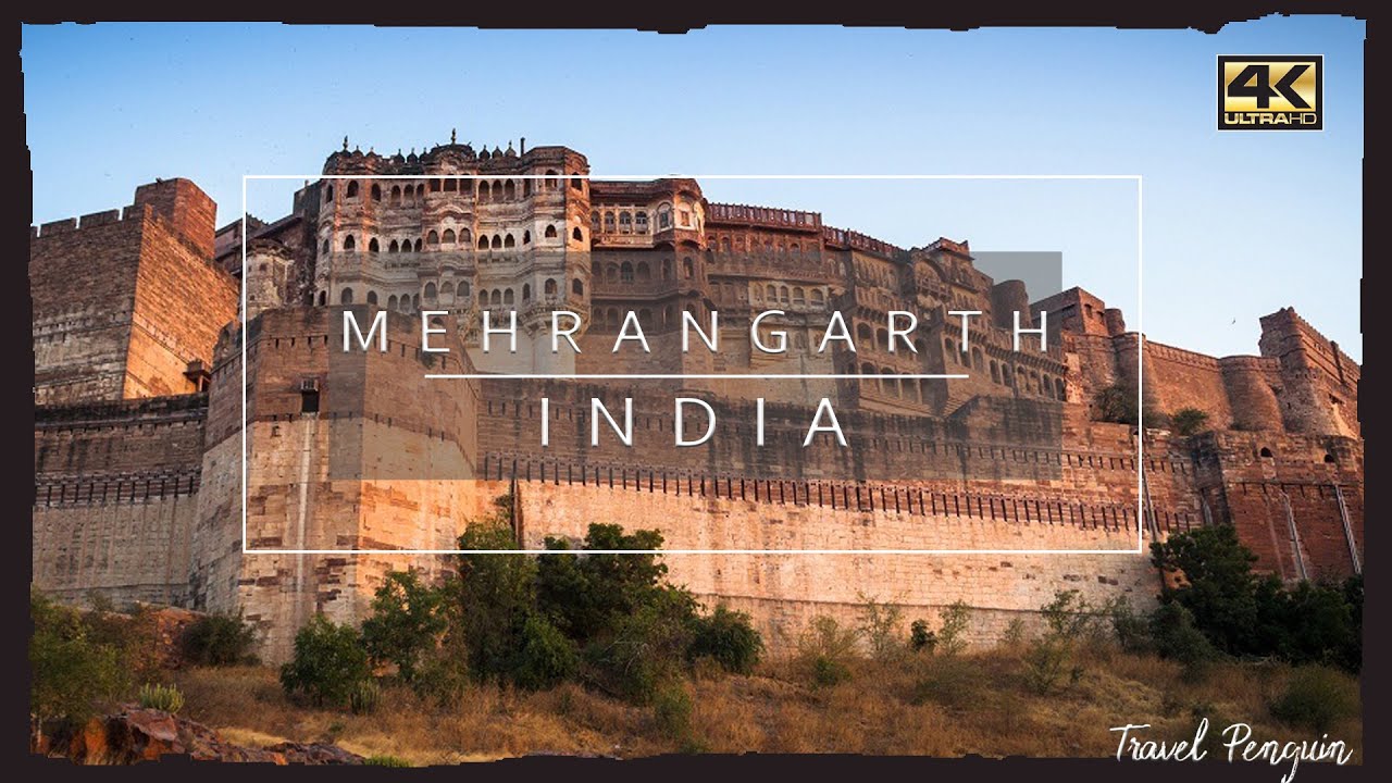 Jodhpur, Mehrangarth Fort ● India 🇮🇳 【4K】 Aerial Cinematic Drone