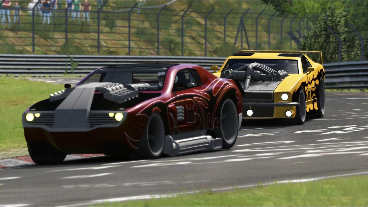 Hot Wheels Rivited vs Hot Wheels Hollowback vs Hot Wheels Spinebuster at Nordschleife