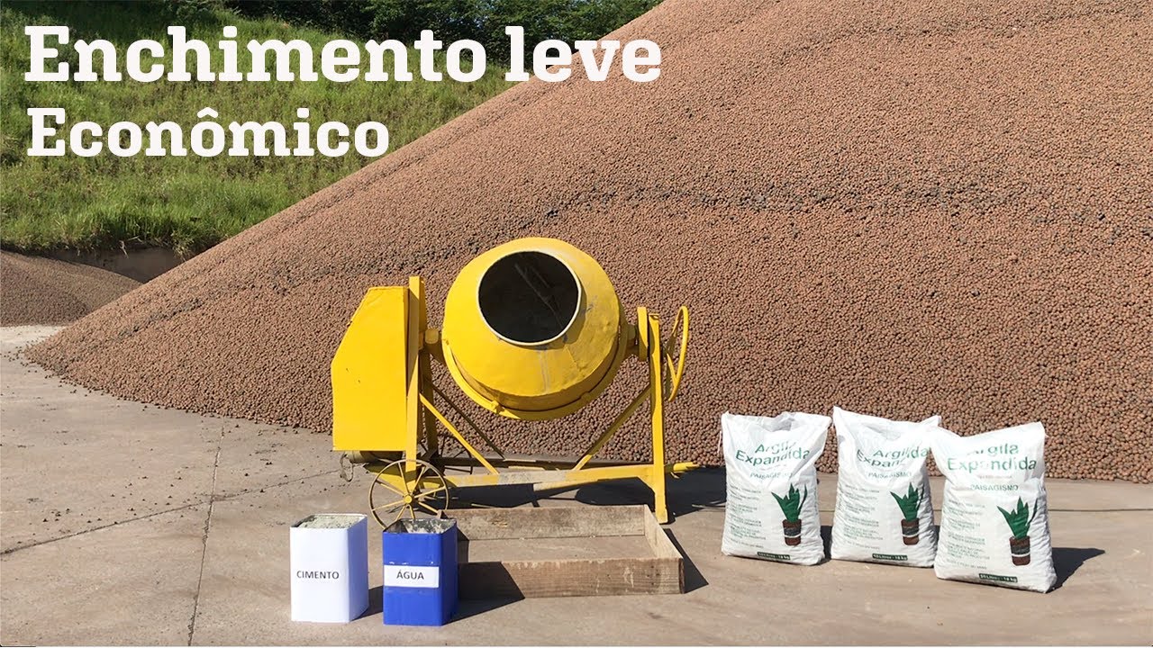 Enchimento Leve com Argila Expandida
