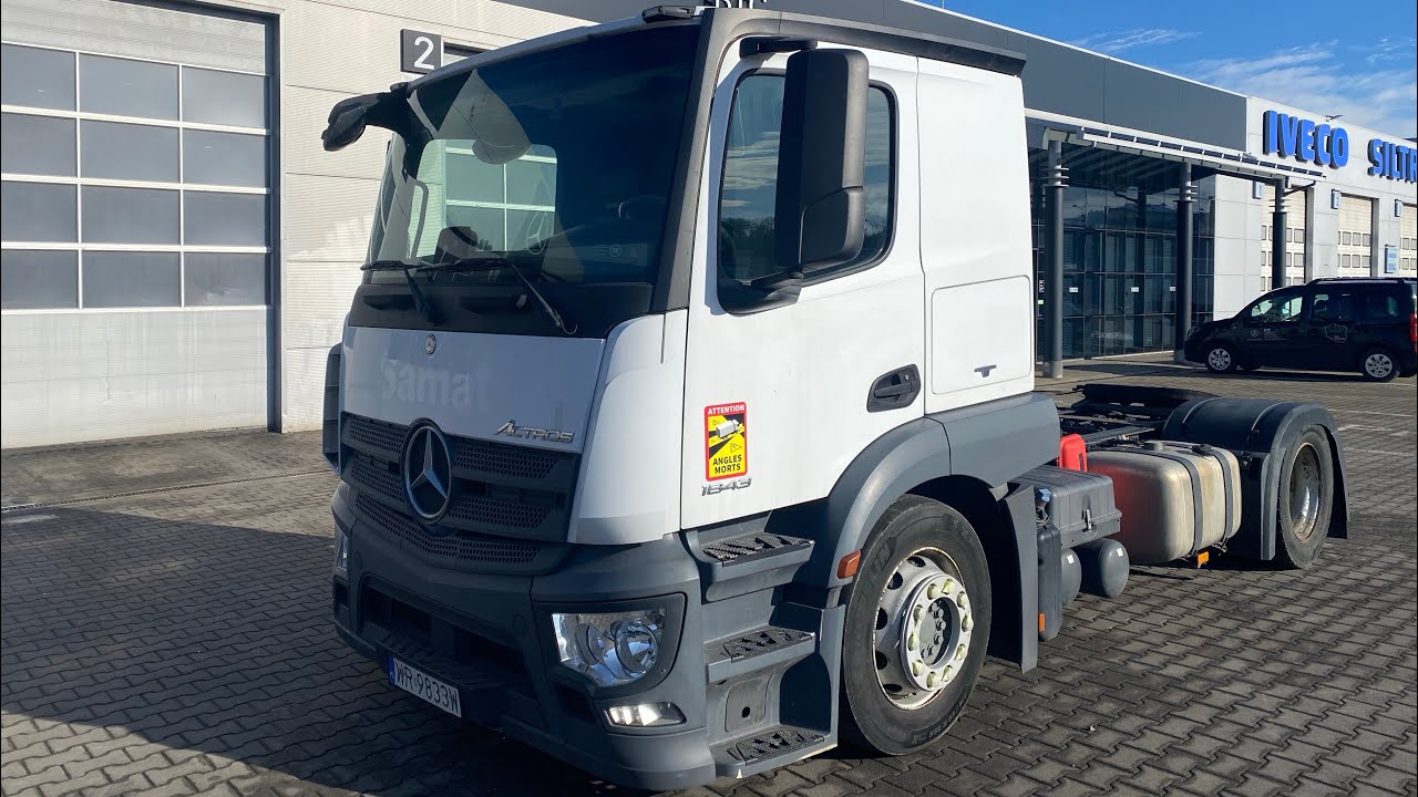 Prezentacja - MERCEDES-BENZ ACTROS ML1843 (2017) Niska kabina spod Autotransportera