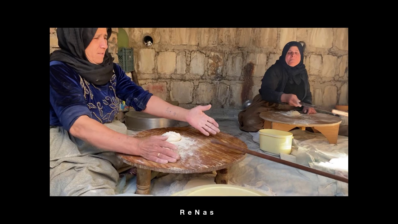 ژنانی زێوێ -کاتی نانکردن لەسەر تەنور
