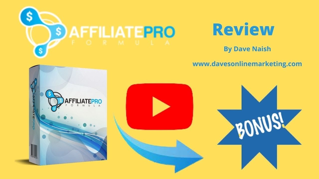 Affiliate Pro Formula Review 💰 + MY AMAZING BONUSES! 🔥🤑