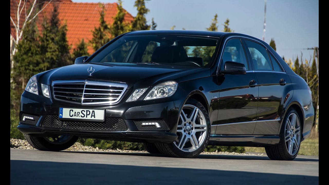 MERCEDES E200 AMG Pakiet w212 czarny sedan