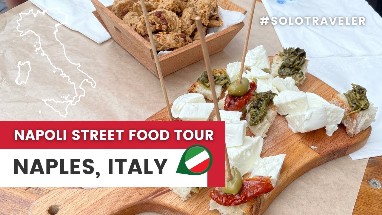WHAT TO EAT IN NAPLES, ITALY  - Street Food Tour with Local Guide // Solo Travel Adventures