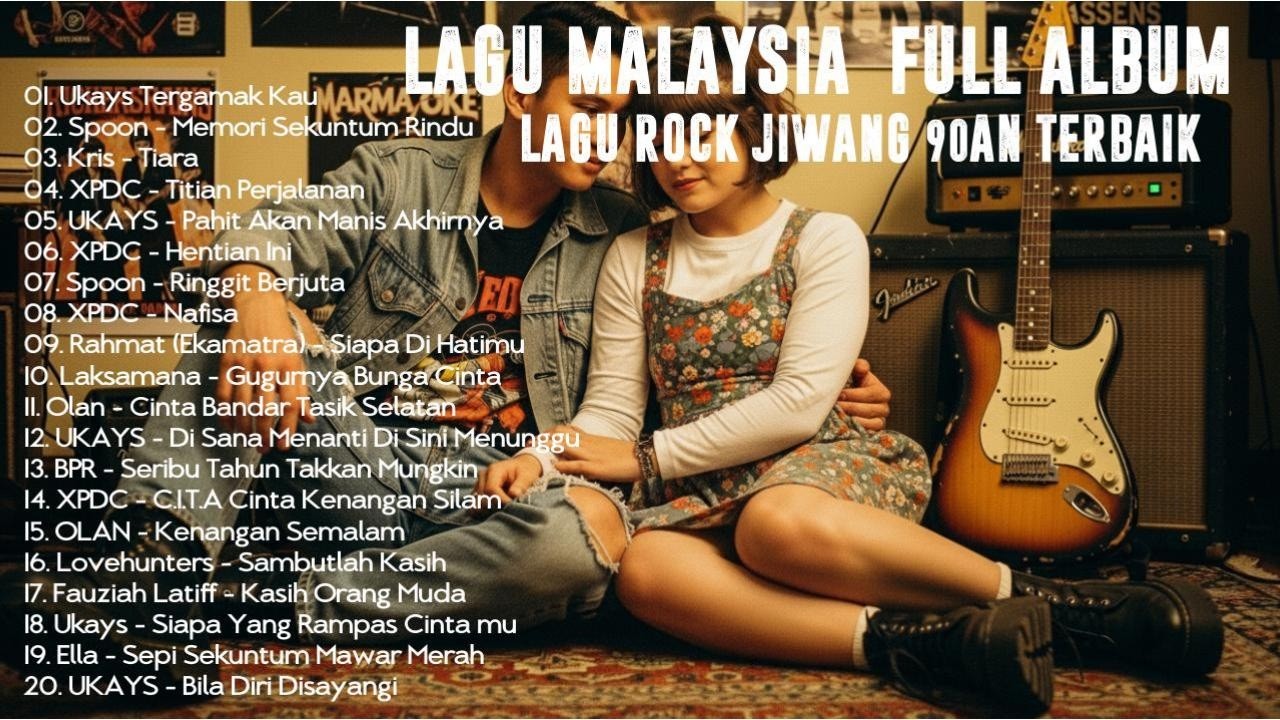 Lagu Malaysia Full Album 🎸 Rock Jiwang 90an Terbaik | Lagu Nostalgia Cinta Paling Dicari