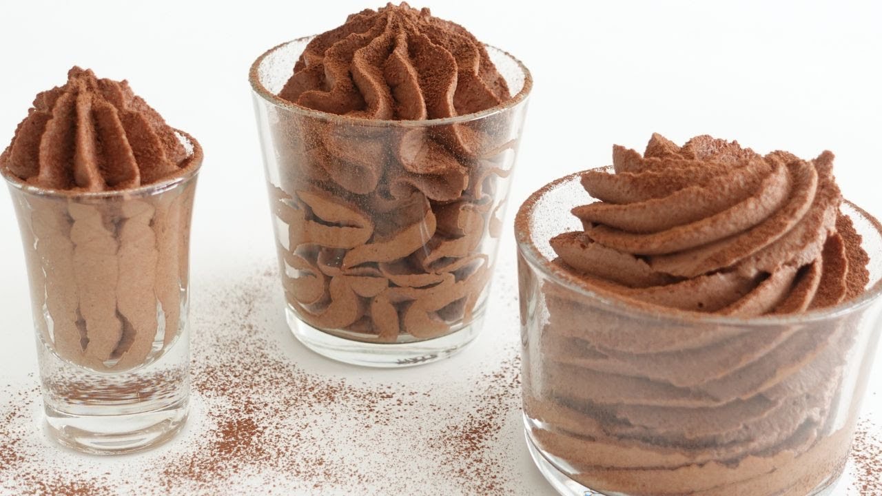 Chocolate Mousse 2-Ingredients Quick Easy Silky Smooth Luscious Rich MUST Try!