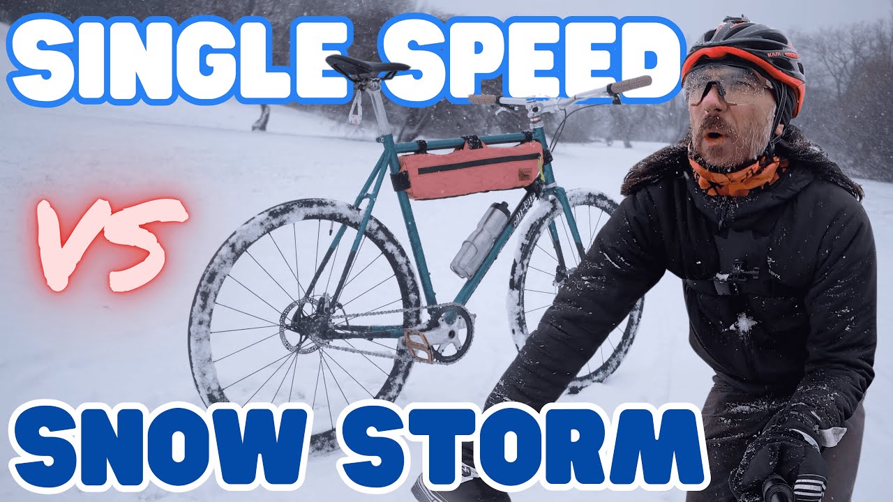 First Winter Ride on my Single Speed! | All-City Super Professional