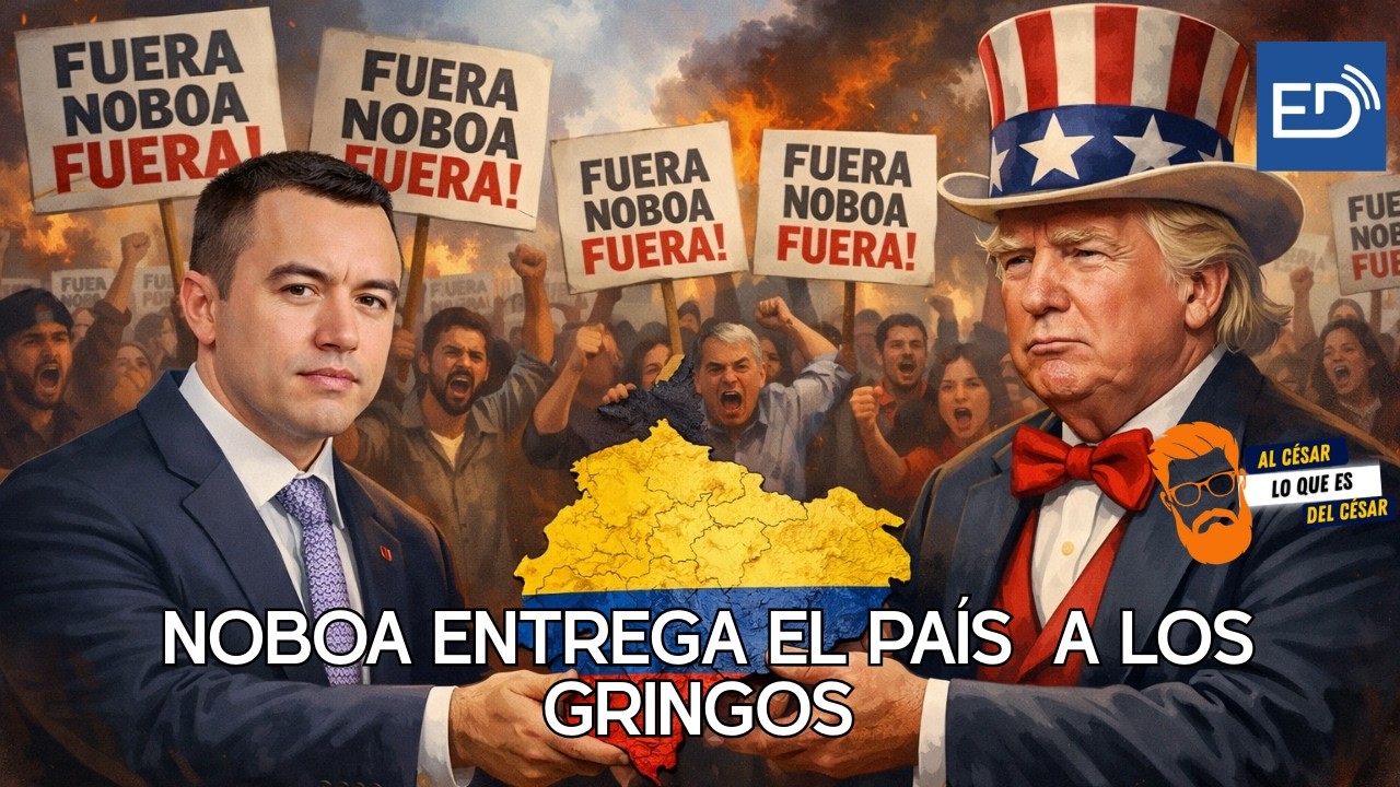 ⚠️Al César lo que es del César 🟠MARCHAS DE REPUDIO A NOBOA MIENTRAS NOS REGALA A LOS GRINGOS 🟠
