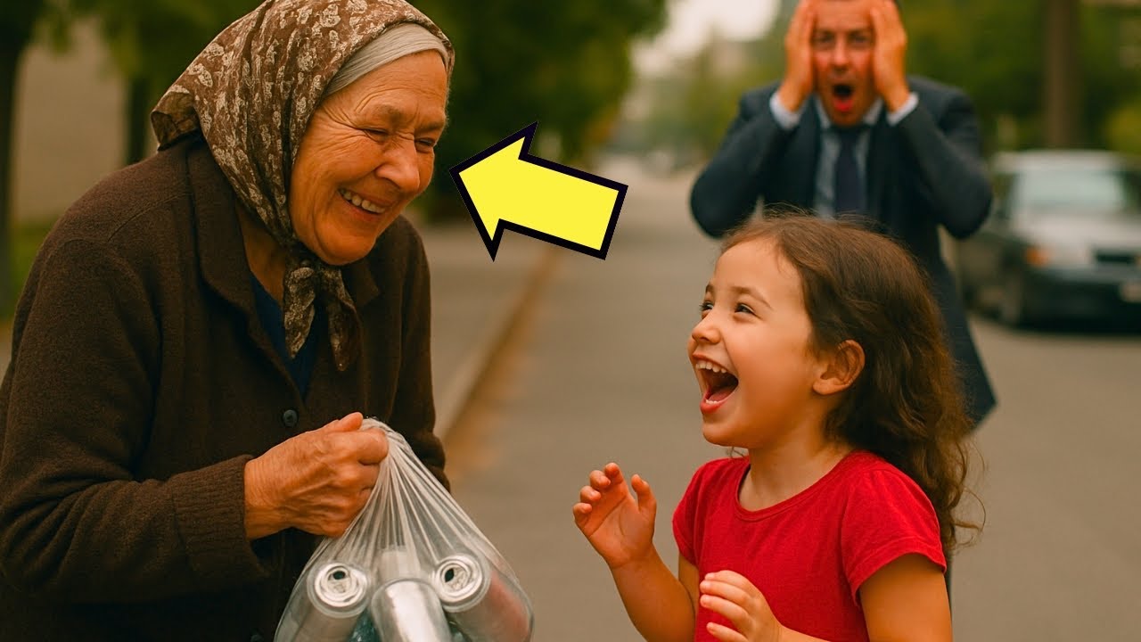 LA NIÑITA RICA NUNCA HABLABA… HASTA QUE LA VIEJITA DE LAS LATAS LE DIJO ALGO QUE LO CAMBIÓ TODO