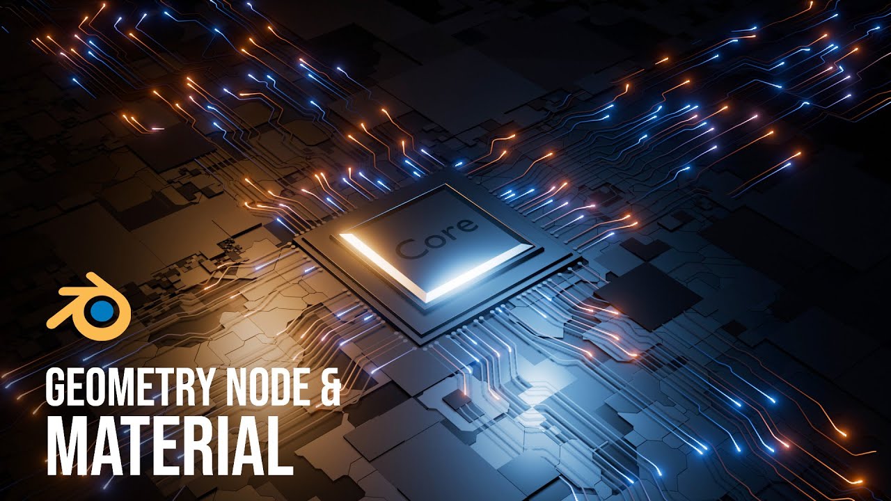 Create CPU Activation on Motherboard – Blender Geometry Nodes