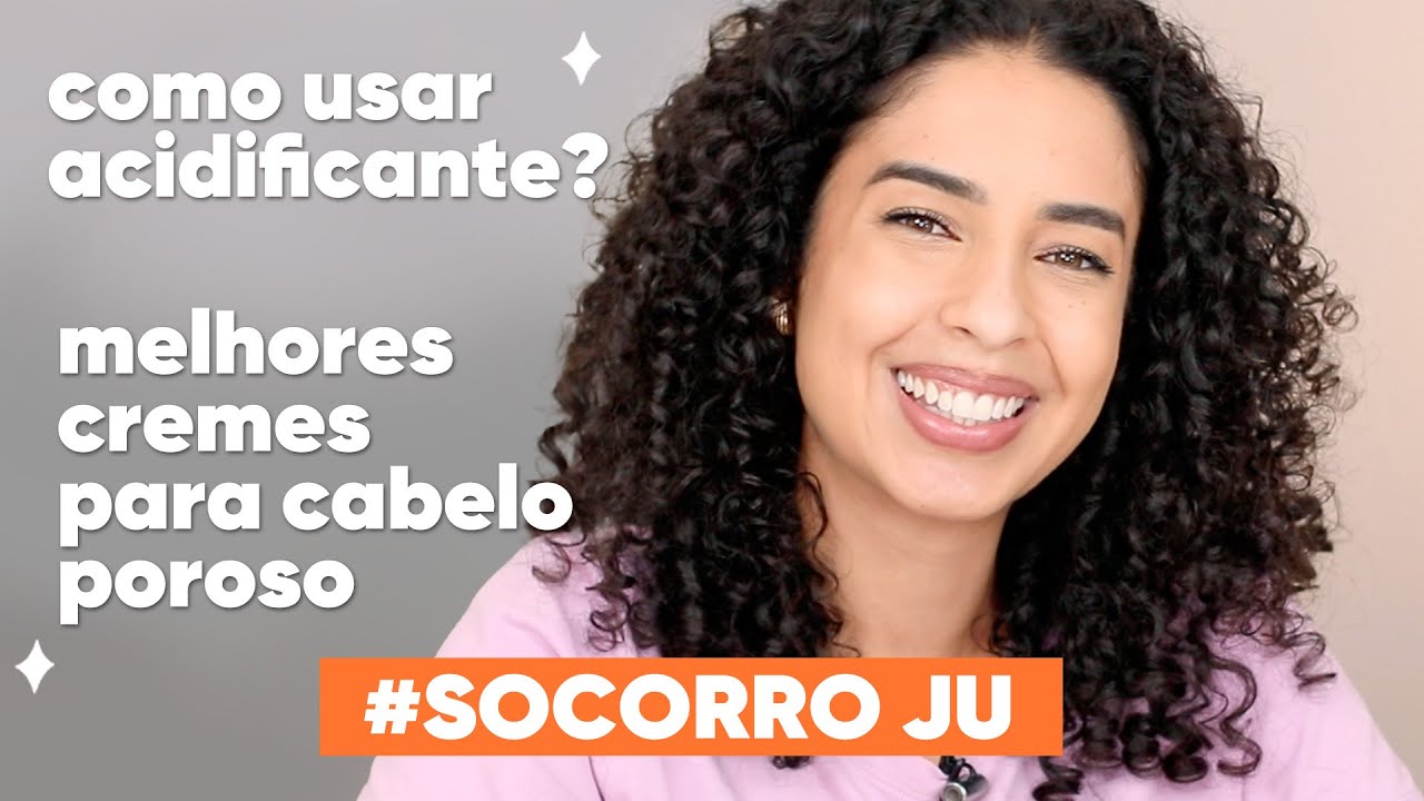 COMO USAR ACIDIFICANTE E MELHORES CREMES PARA CABELO CACHEADO POROSO  | JULIANA LOUISE