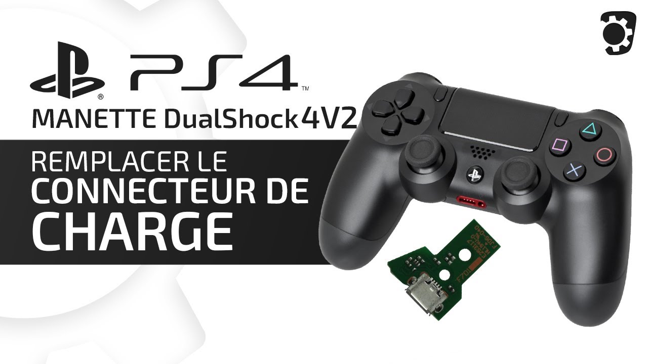 Comment changer le connecteur de charge de la manette DualShock 4V2 (PS4) : Tuto Brico-Phone