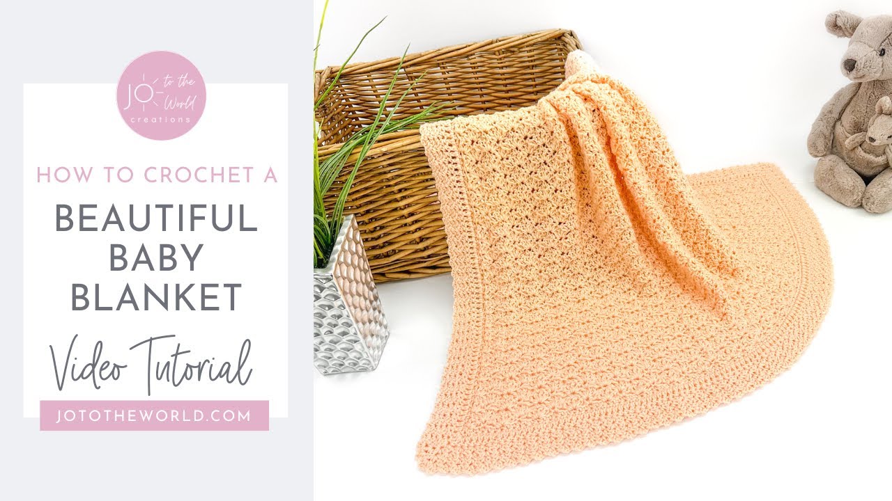 Beautiful Baby Blanket Crochet Pattern - Easy and Quick!