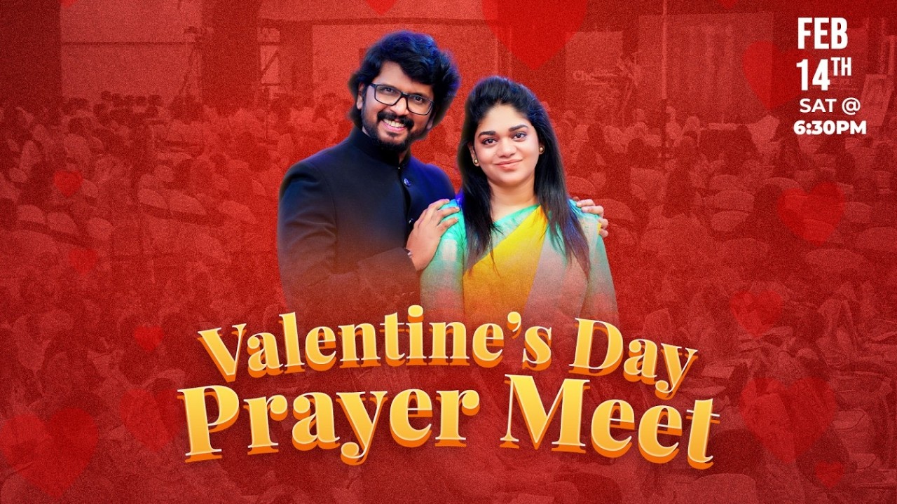 Valentine's Day Prayer Meet || 14th Febuary 2026 || Ps.Divya David || Ps.David Raju #sundayservice
