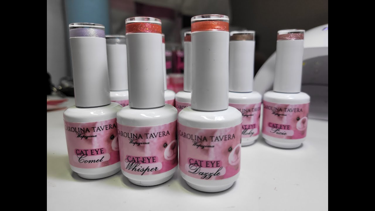 Probando GELES CAT EYE carolina talavera wapizima