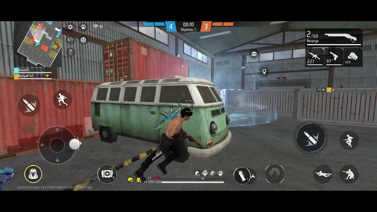 Jugando con un primo al free fire 