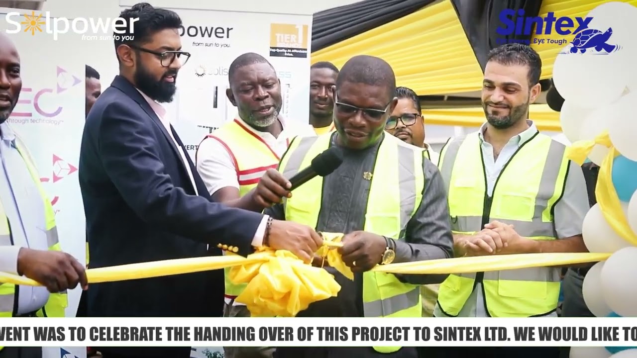Sintex Ghana goes green with 859KW solar installation by Solpower Company Ltd.