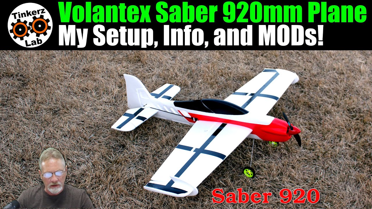 TinkerzLab RC Tech | My Setup for the Volantex Saber 920mm Sport 3D Plane