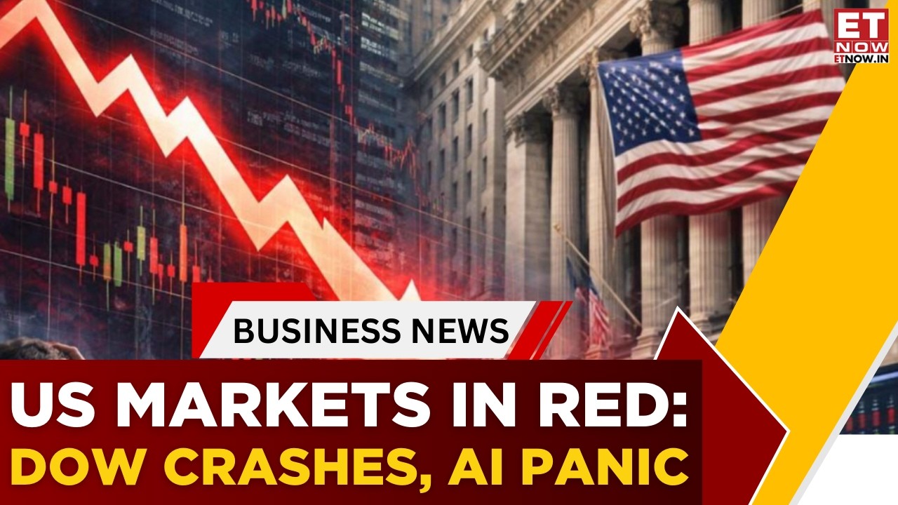 Wall Street Tumbles 800+ Points! AI Fears, Trump Tariff Shock & Oil at 6-Month High | Business News