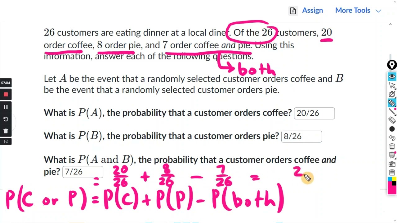 Adding probabilities : Khan Academy