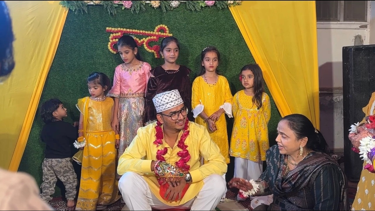 Sufiyan Ki Haldi Ceremony ☺️