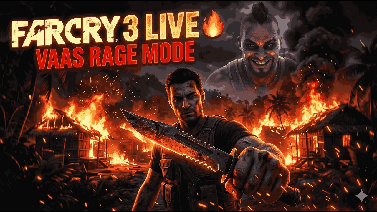 වාස්ගේ කෝපය පුපුරා යයි! 🔥| FARCRY 3 | Live Walkthrough PART 6 | EZIOFK