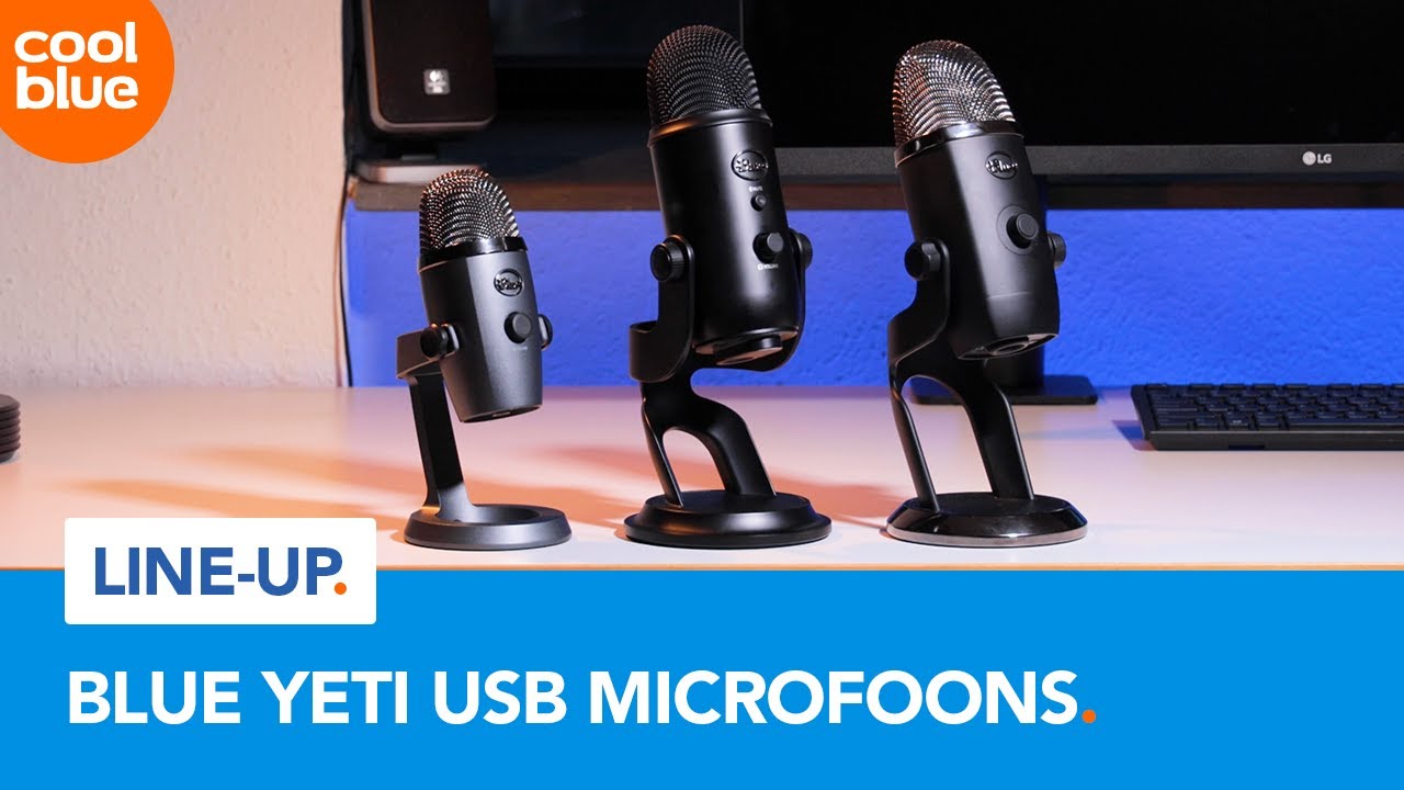 Blue Yeti Nano, Yeti, Yeti X - Welke moet ik kiezen?