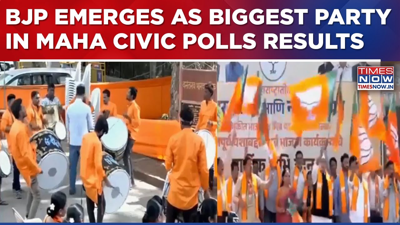BJP Emerges Front-Runner In Maharashtra Municipal Polls Results As Trends Show, Allies Follow