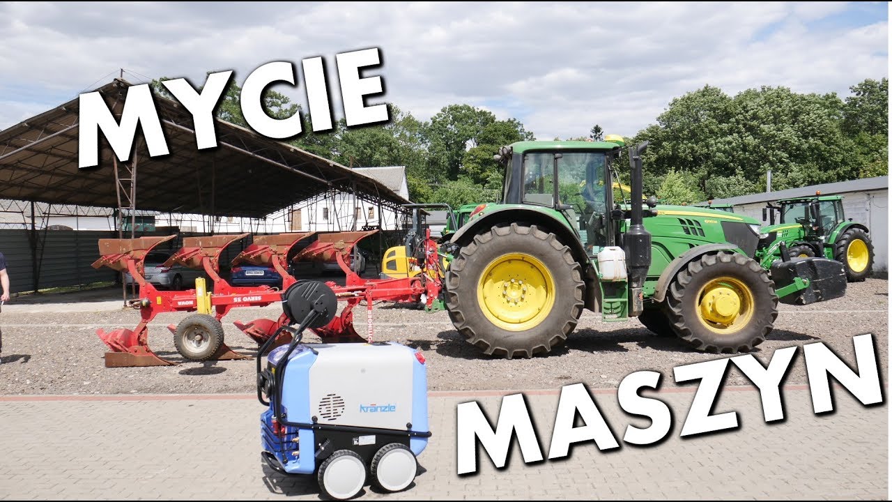 Mycie maszyn ☆ ZDARTE NAKLEJKI?? ☆ myjka Kranzle ☆ NOWY NABYTEK ☆