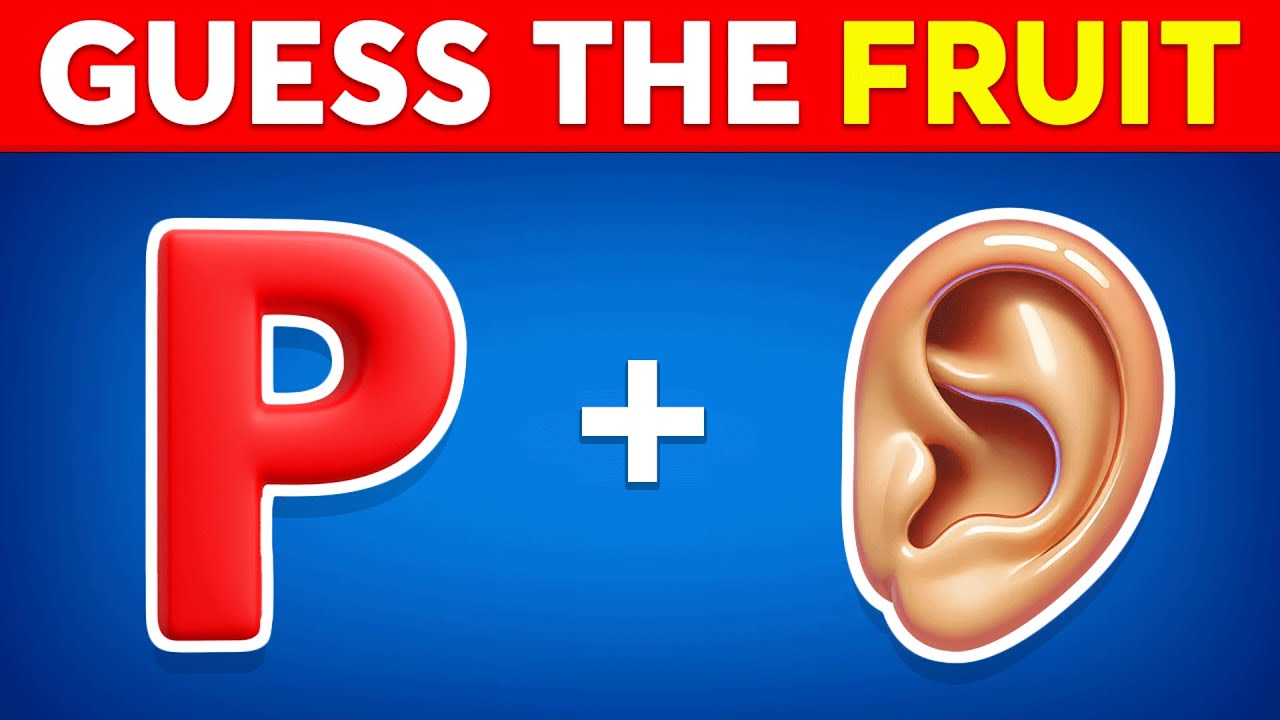 Guess The Fruit And Vegetable By Emoji? 🍎🍋🥝 Quiz Dino