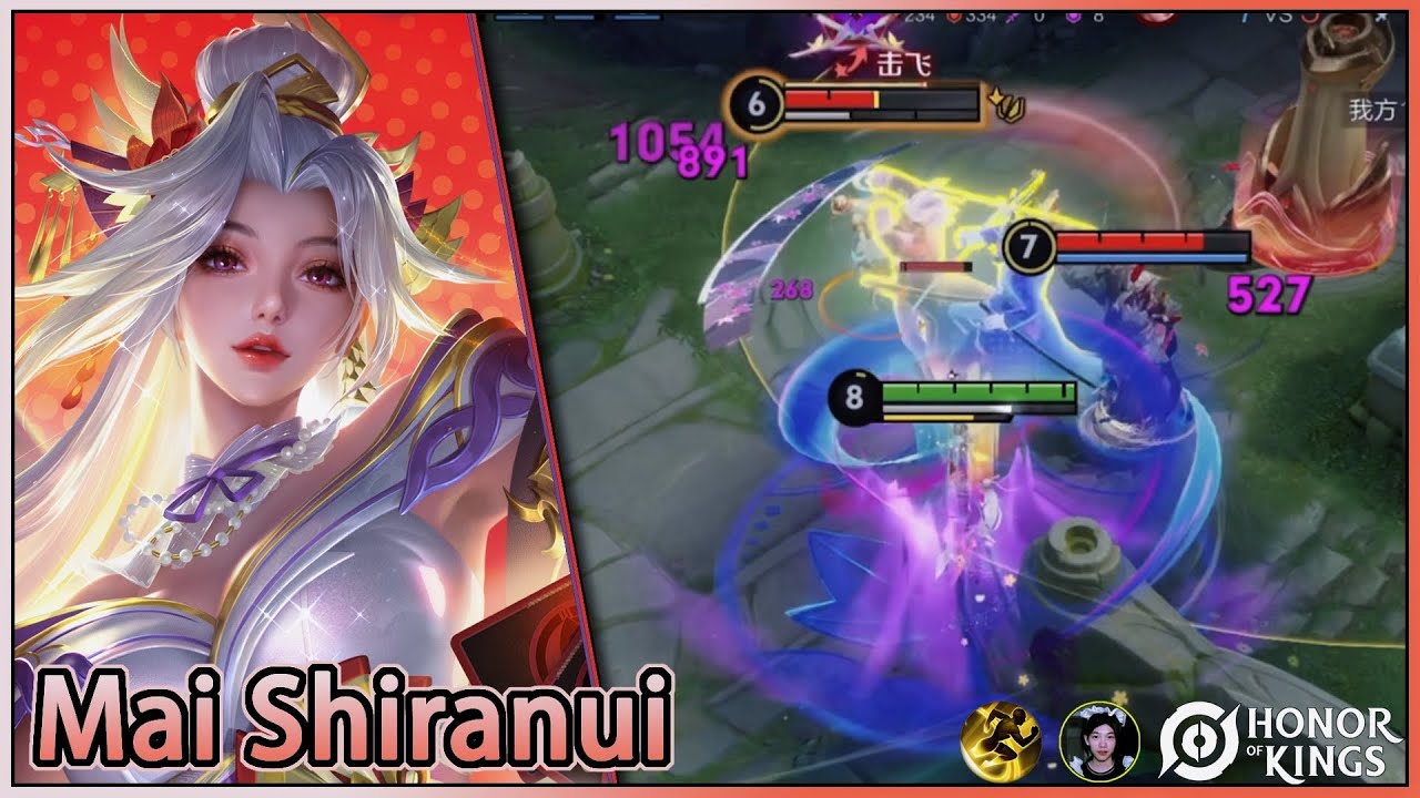 Honor of Kings （Mai Shiranui）Very cool Flawless Skin!｜Skin muito legal!